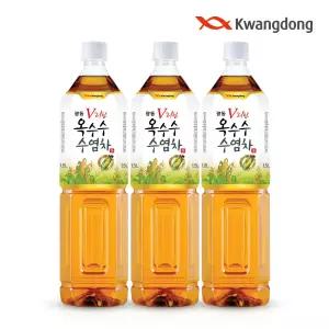 [본사직영] 광동 옥수수수염차 1.5L x 12pet(유/무라벨 랜덤배송)