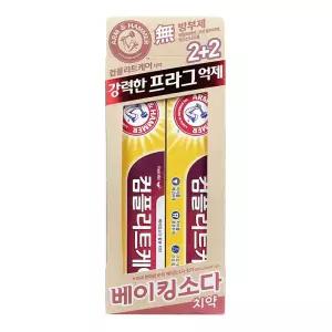 암앤해머 덴탈케어 컴플리트케어 치약 178g x 4개입-O 구취 악취 화이트치약