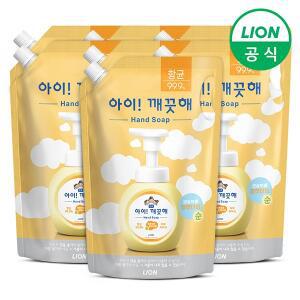 [라이온코리아]아이깨끗해 폼 핸드워시 대용량 1.8L 스파우트(순) 7개