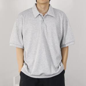 10컬러 남자 완전 오버핏 PK 카라 반팔티 무지 티셔츠 L(100)~3XL(130) 빅사이즈