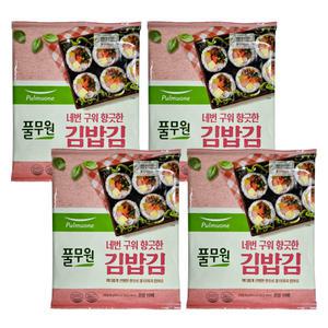 풀무원 네번 구워 향긋한 김밥김 20g x 4개(40매)