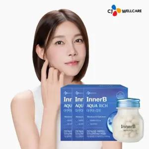 CJ웰케어 [CJ공식] 이너비 아쿠아리치 히알루론산 맥스 56캡슐 3박스