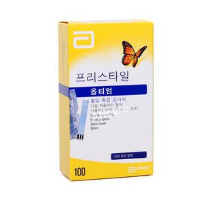 프리스타일 옵티엄 혈당측정지 1박스 100매