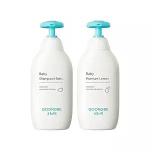 궁중비책 베이비 샴푸&바스 350ml + 베이비 모이스처 로션 350ml [+사은품 증정]