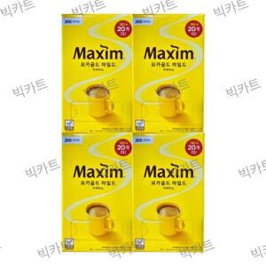 [동서식품] 맥심 모카골드 마일드 커피믹스 200Tx4박스 800T 무료배송