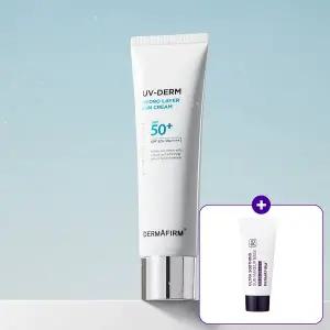 [더마펌][수분선크림]유브이덤 하이드로 레이어 선크림 50g (증정 : 선메베5ml)