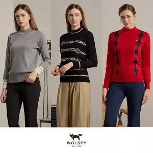 울시 [ 최신상 ][Wolsey] 울시 24FW 여성 울블렌디드 니트 3종
