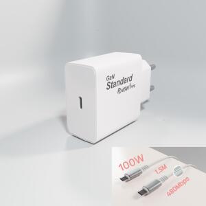 라즈베리파이5 호환 아답터 5V 5A PD45W USB C-Type 전용 100W 케이블 포함