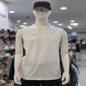 [마운티아]여름 남성 일상 산행 레저용 레터링 프린트 민소매 티셔츠