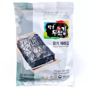 [장흥무산김] 유기재래김 전장 100매. 1봉