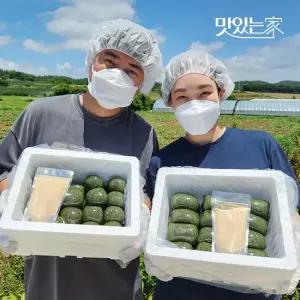 맛있는家 직접 농사지은 해남 찹쌀 해풍 쑥떡 거북이떡 2종