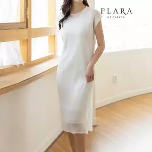 플라라 (88까지)플리츠펀칭레이어원피스