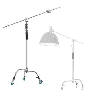 아트박스/본젠 LT-337 이동식 조명 C스탠드 + KM-251 캐스터 휠 바퀴 SET