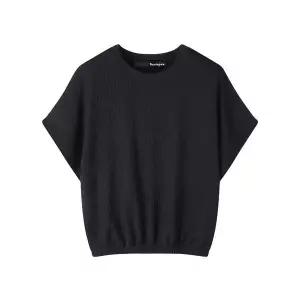 [하프클럽/]데일리 라운드 주름 여성 반팔 티셔츠 (XO1LW046L0)