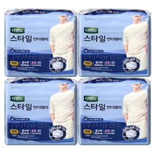 디펜드 스타일 언더웨어 파워 남자 중형 9매x4팩 (36매) 요실금 팬티 기저귀