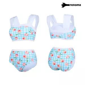 여성 피치 샤링 비키니 수영복 LS2F303