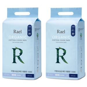 라엘 남녀공용 성인용 기저귀 이지케어 요실금 패드 대용량 20개입 2개