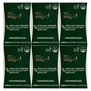 다이어트 유산균 비에날씬 플러스 2g x 10포 6개 / 써클