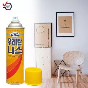 일신 우레탄 니스 스프레이 우레탄코팅 바니쉬 가구 광택코팅 니스칠 420ml