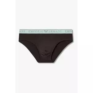 [EMPORIO ARMANI](강남점)남성 라인 로고 밴딩 코튼 브리프(0815311001)