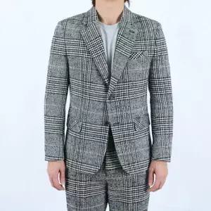 롤프 남성 남자 울 글랜 체크자켓 겨울마이 캐주얼 세미 콤비 블레이저 양복 슈트 상의