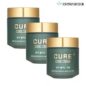[T쇼페] 김정문알로에 큐어 플러스 크림 80g 3개입