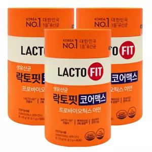 종근당 락토핏 생유산균 코어맥스 프로바이오틱스 2g 60포 x 3개