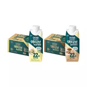 후디스 하이뮨 프로틴 밸런스 액티브 22g 밤티라미수 ZERO 250ml, 18입, 1개+바닐라봉봉 ZERO 250ml, 18입,1개