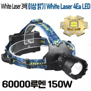 강력한밝기 60000루멘 LED 충전식 줌 랜턴 헤드랜턴 서치랜턴