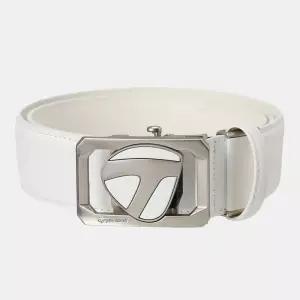 테일러메이드 26SS 남성 자동 소가죽 벨트(38MM) WHITE TMAB6S631-100