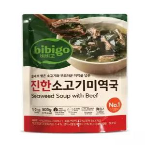 비비고 진한소고기미역국500g 4개