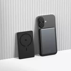밸류엠 20W 고속 메탈 맥세이프 보조배터리 5000mAh 블랙