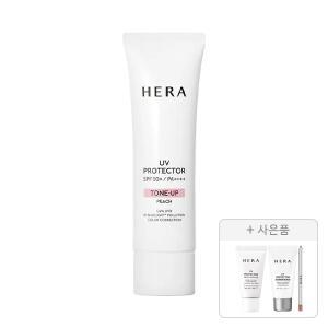 헤라 UV 프로텍터 톤업 SPF50+PA4+ 50ml, 1개+증정(멀티디펜스SPF50+PA4+ 15ml+익스트림포스 레포츠 SPF50 15ml+스컬프트 립 컨실러 0.4g 각 1개 (총 3개)