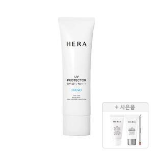 헤라 UV 프로텍터 프레쉬 SPF50+PA4+ 50ml, 1개+증정(멀티디펜스SPF50+PA4+ 15ml+익스트림포스 레포츠 SPF50 15ml+스컬프트 립 컨실러 0.4g 각 1개 (총 3개)