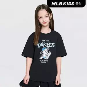 [MLB키즈 공식]26SS 스트릿 바크바니 썸머 아트웍 티셔츠 7ATSB4963-50BKS