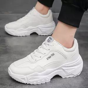 남성 키높이 스니커즈 5cm 쿠션 통기성 미끄럼방지 내마모 250-270 2컬러 5사이즈