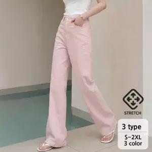 [디브리] [3 type] 라드 리오셀 밴딩 와이드 팬츠