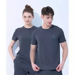 매장정품 푸마 PUMA BODYWEAR 프레쉬 컴포터블 홈웨어 상의 다크그레이 PMUKTCP03_MSS 697403