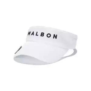 malbongolf 말본 로고 티 홀더 바이저 WHITE (MAN)