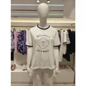 [갤러리아] 크로커다일레이디 라운드 링거티셔츠 티셔츠 CLFMTS102