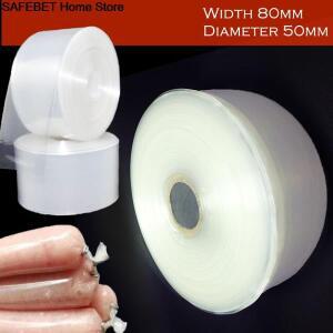 플라스틱 소시지 케이싱 소시지 메이커 도구, 수제 소시지 햄 주방 요리 필수품, 80mm 너비