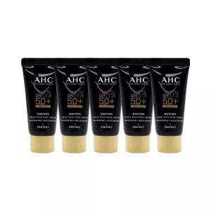 [AHC]AHC 마스터즈 아쿠아 리치 선크림 대용량 썬크림 여행용 10ml 5개