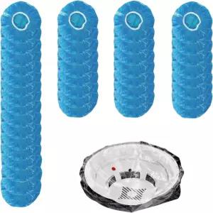 40 PCS 연기 감지기 커버 화재 경보 6.2 인치 두께의 탄성 플라스틱 재사용 가능 먼지 페인트 가정용 요리
