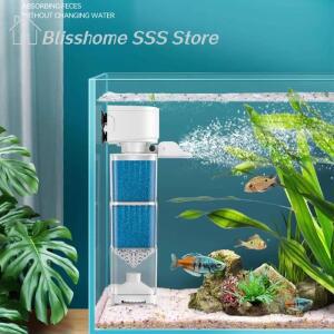 S 6 in 1 수족관 필터 호환 펌프 어항 수중 무소음 공기 순환기 워터 웨이브