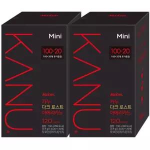 맥심 카누 미니 다크 120T+120T 총 240T