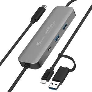 j5create Screen /Mouse /Keyboard /파일 공유 허브 웜홀 스위치 디스플레이 KVM PC에서 USB 3.1 Windows