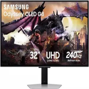 삼성 32인치 오디세이 OLED G8 (G80SD) 시리즈 4K UHD 스마트 게이밍 모니터 QD-OLED 240Hz 0.03ms G-Sync