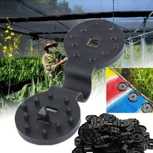차광막고정클립 50100개입 차광막 클립 방지망 차광망 조류 원형 그립 차광막용 정원용