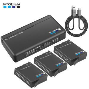 DJI호환 오스모 액션 6, 5 프로, 4/3 배터리 및 충전기용 2200mAh 360 액세서리