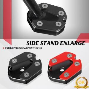 오토바이 CNC 킥스탠드 풋 사이드 확장 패드 지지판 스쿠터 LX 프리마베라 스프린트 125